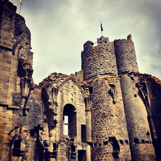 Bourbon family castle in French countryside